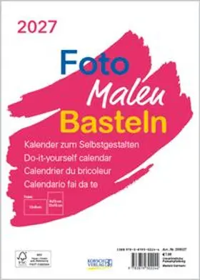  Foto-Malen-Basteln Bastelkalender A5 weiß 2027 | Sonstiges |  Sack Fachmedien