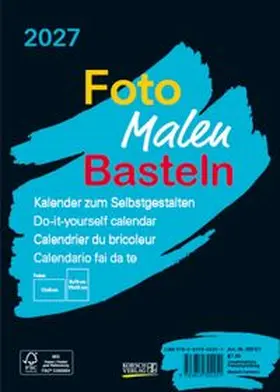  Foto-Malen-Basteln Bastelkalender A5 schwarz 2027 | Sonstiges |  Sack Fachmedien