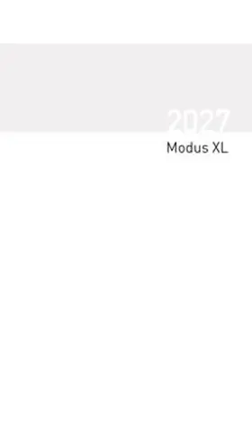  Taschenkalender Modus XL geheftet Einlage 2027 | Sonstiges |  Sack Fachmedien