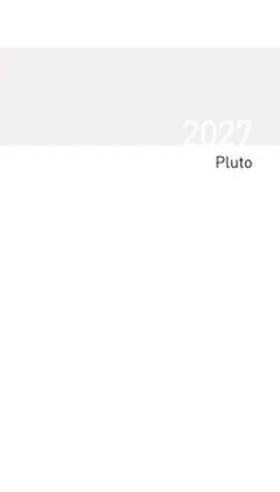  Taschenkalender Pluto geheftet Einlage 2027 | Sonstiges |  Sack Fachmedien