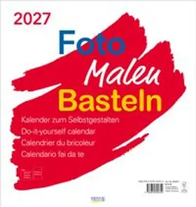  Foto-Malen-Basteln Bastelkalender weiß groß 2027 | Sonstiges |  Sack Fachmedien
