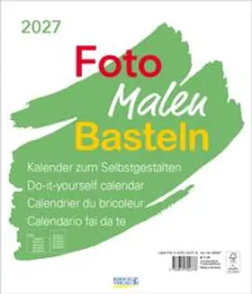  Foto-Malen-Basteln Bastelkalender weiß groß 2027 | Sonstiges |  Sack Fachmedien