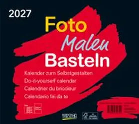  Foto-Malen-Basteln Bastelkalender quer schwarz 2027 | Sonstiges |  Sack Fachmedien