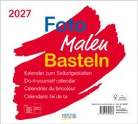  Foto-Malen-Basteln Bastelkalender quer weiß 2027 | Sonstiges |  Sack Fachmedien