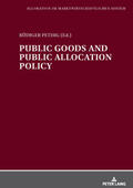  Public Goods and Public Allocation Policy | Buch |  Sack Fachmedien