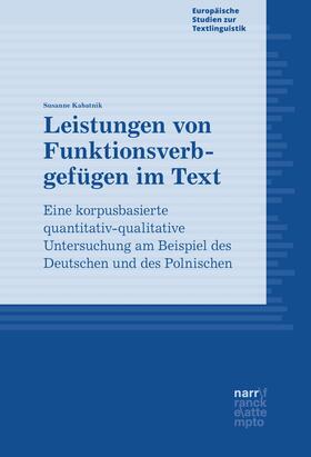 Kabatnik | Leistungen von Funktionsverbgefügen im Text | E-Book | sack.de