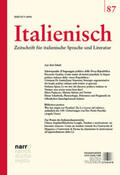 Fesenmeier / Föcking |  Italienisch Band 87 | 44. Jahrgang,  Heft 1 | Buch |  Sack Fachmedien