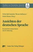 Haß-Zumkehr / Kallmeyer / Zifonun |  Ansichten der deutschen  Sprache | eBook | Sack Fachmedien