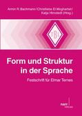Bachman / Bachmann / Himstedt |  Form und Struktur in der Sprache | Buch |  Sack Fachmedien