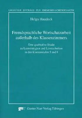 Haudeck |  Fremdsprachliche Wortschatzarbeit außerhalb des Klassenzimmers | Buch |  Sack Fachmedien