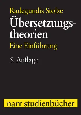 Stolze |  ÜberSetzungstheorien | Buch |  Sack Fachmedien