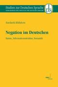 Blühdorn |  Negation im Deutschen | Buch |  Sack Fachmedien