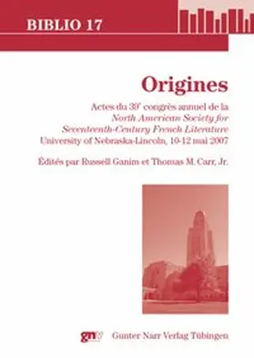 Ganim / Carr |  Origines | Buch |  Sack Fachmedien