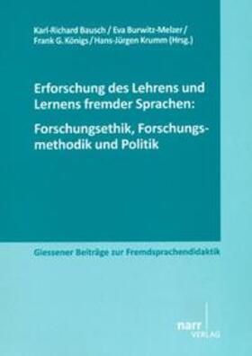 Bausch / Burwitz-Melzer / Königs | Erforschung des Lehrens und Lernens fremder Sprachen Forschu | Buch | 978-3-8233-6677-5 | sack.de