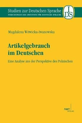 Witwicka / Witwicka-Iwanowska |  Artikelgebrauch im Deutschen | Buch |  Sack Fachmedien