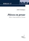 Bourque |  Abbé d¿Aubignac: Pièces en prose | Buch |  Sack Fachmedien