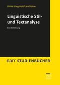 Krieg-Holz / Bülow |  Linguistische Stil- und Textanalyse | Buch |  Sack Fachmedien