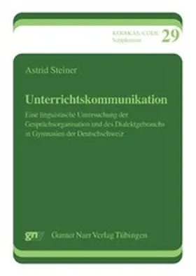Steiner |  Unterrichtskommunikation | eBook | Sack Fachmedien