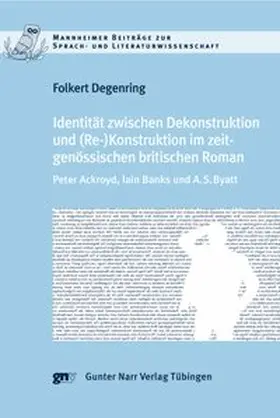 Degenring |  Identität zwischen Dekonstruktion und (Re)Konstruktion im zeitgenössischen britischen Roman | eBook | Sack Fachmedien
