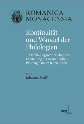 Wolf | Kontinuität und Wandel der Philologien | E-Book | www.sack.de