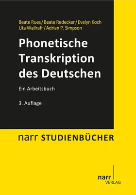 Rues / Redecker / Koch | Phonetische Transkription des Deutschen | E-Book | www.sack.de