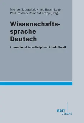 Szurawitzki / Busch-Lauer / Rössler | Wissenschaftssprache Deutsch | E-Book | sack.de