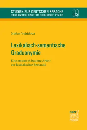 Vohidova |  Lexikalisch-semantische Graduonymie | eBook | Sack Fachmedien