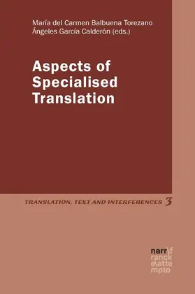 Balbuena Torezano / García Calderón |  Aspects of Specialised Translation | eBook | Sack Fachmedien