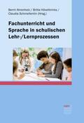 Ahrenholz / Hövelbrinks / Schmellentin-Britz |  Fachunterricht und Sprache in schulischen Lehr-/Lernproz. | Buch |  Sack Fachmedien