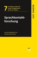 Riehl |  Sprachkontaktforschung | Buch |  Sack Fachmedien
