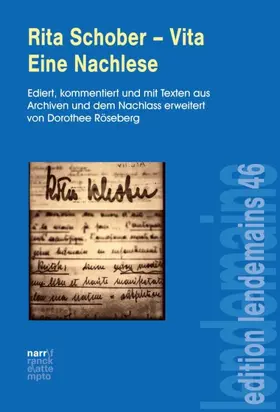 Röseberg / Schober | Rita Schober - Vita. Eine Nachlese | Buch | 978-3-8233-8227-0 | www.sack.de