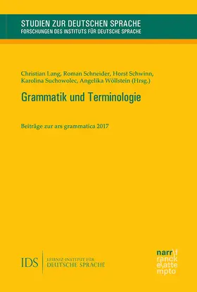 Lang / Schneider / Schwinn |  Grammatik und Terminologie | Buch |  Sack Fachmedien
