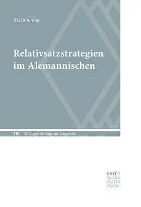 Bräuning |  Relativsatzstrategien im Alemannischen | Buch |  Sack Fachmedien
