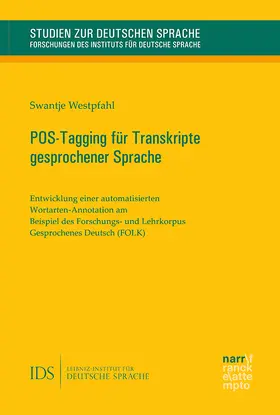 Westpfahl |  POS-Tagging für Transkripte gesprochener Sprache | Buch |  Sack Fachmedien
