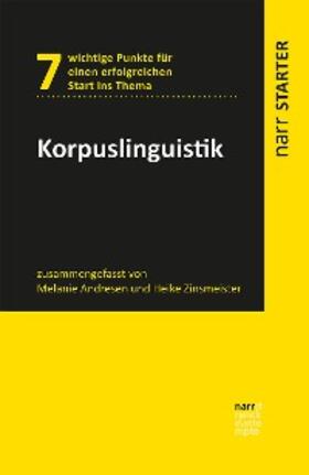 Andresen / Zinsmeister | Korpuslinguistik | E-Book | sack.de