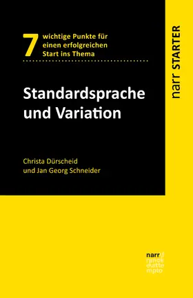 Dürscheid / Schneider |  Standardsprache und Variation | eBook | Sack Fachmedien