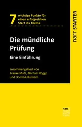 Matz / Rogge / Rumlich |  Die mündliche Prüfung | eBook | Sack Fachmedien