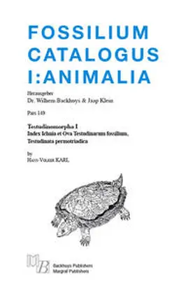 Karl | Fossilium Catalogus Animalia Pars 149 | Buch | 978-3-8236-1643-6 | www.sack.de
