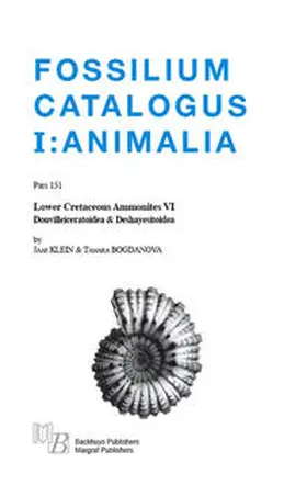 Klein / Bogdanova | Fossilium Catalogus Animalia Pars 151 | Buch | 978-3-8236-1663-4 | www.sack.de