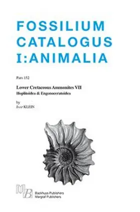 Klein | Fossilium Catalogus Animalia Pars 152 | Buch | 978-3-8236-1678-8 | www.sack.de