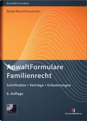 AnwaltFormulare Familienrecht | Buch | 978-3-8240-1403-3 | www.sack.de