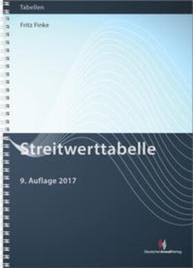 Finke | Streitwerttabelle | Buch | 978-3-8240-1498-9 | sack.de