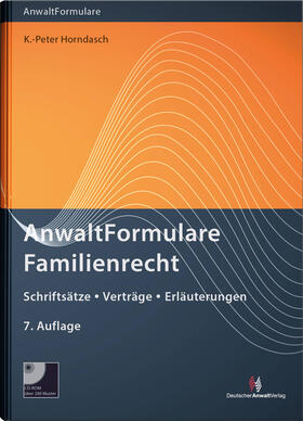 Horndasch, K: AnwaltFormulare Familienrecht | Buch | 978-3-8240-1554-2 | www.sack.de