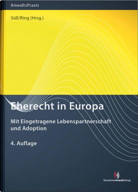 Süß / Ring | Eherecht in Europa | Buch | 978-3-8240-1657-0 | sack.de