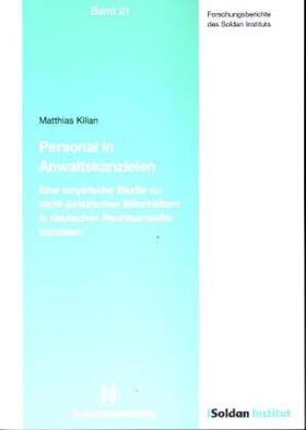 Kilian | Personal in Anwaltskanzleien | Buch | 978-3-8240-5434-3 | sack.de