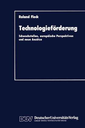 Fleck | Technologieförderung | Buch | 978-3-8244-0048-5 | sack.de