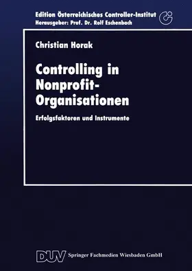  Controlling in Nonprofit-Organisationen | Buch |  Sack Fachmedien