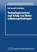  Technologiezentren und Erfolg von Unternehmensgründungen | Buch |  Sack Fachmedien
