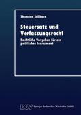  Steuersatz und Verfassungsrecht | Buch |  Sack Fachmedien