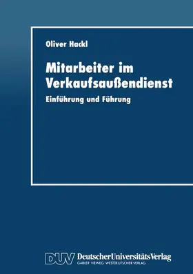  Mitarbeiter im Verkaufsaußendienst | Buch |  Sack Fachmedien